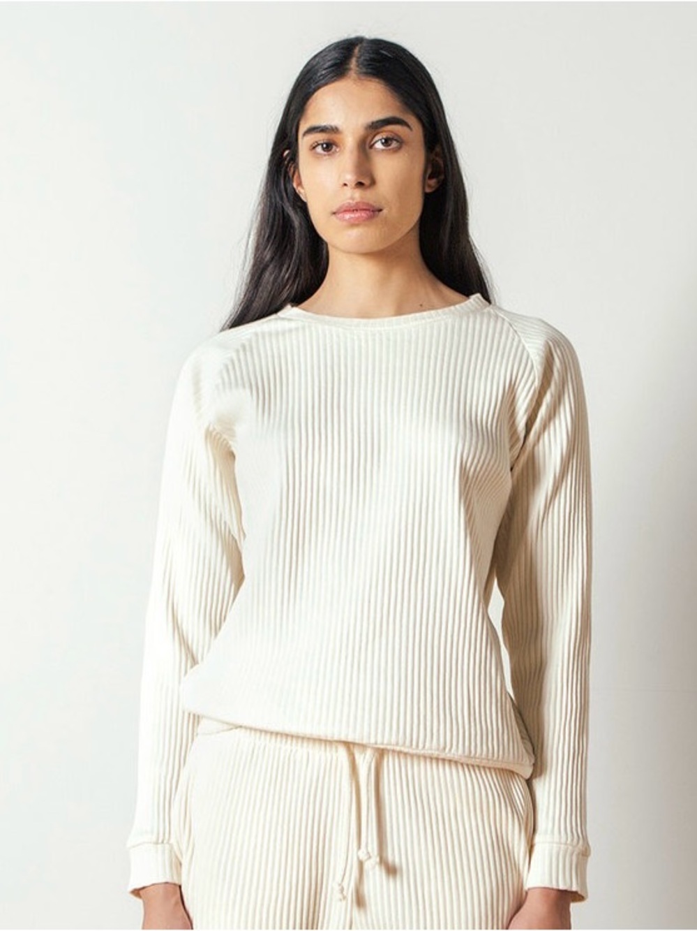 Baserange ribbed organic cotton top